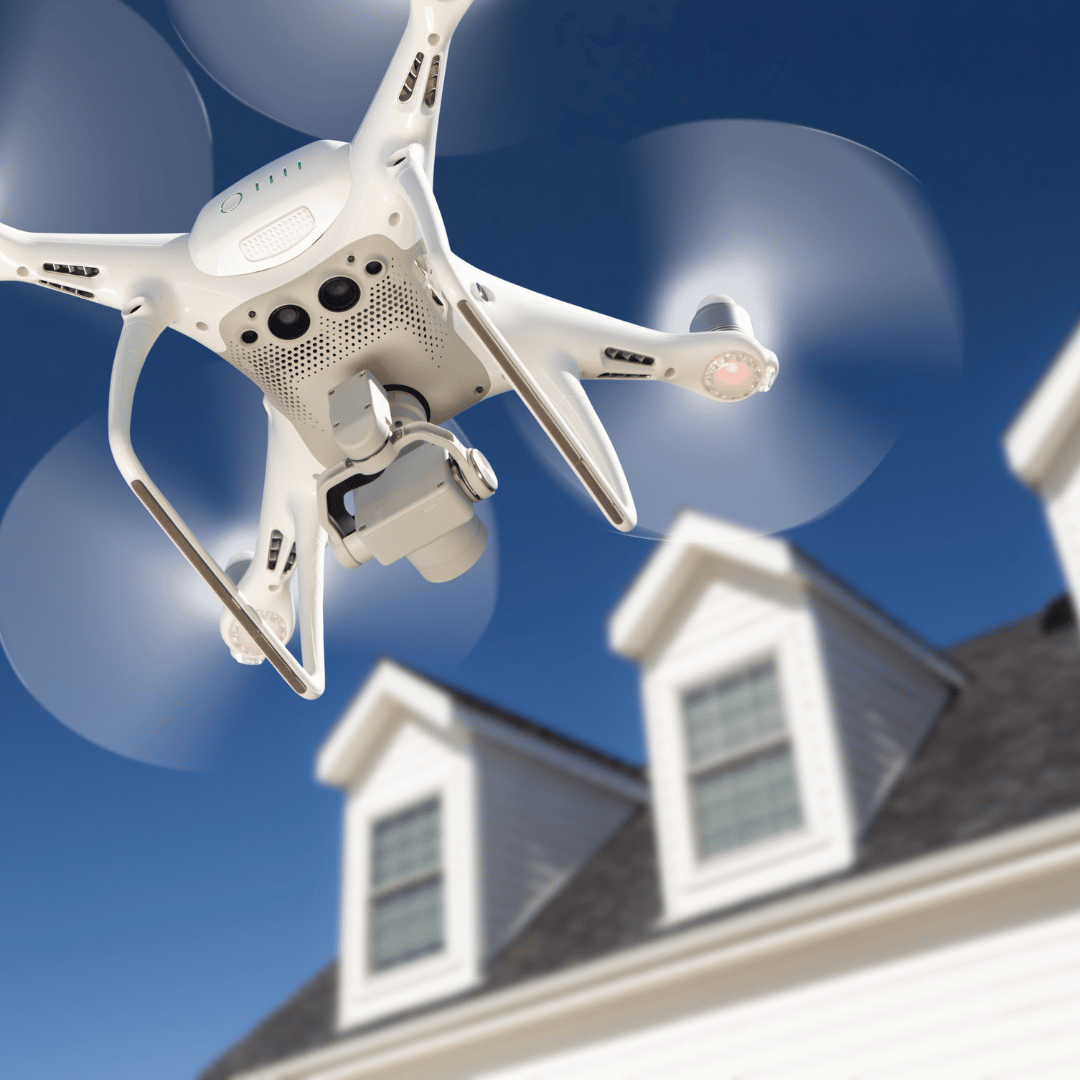 What do home inspectors use drones for?